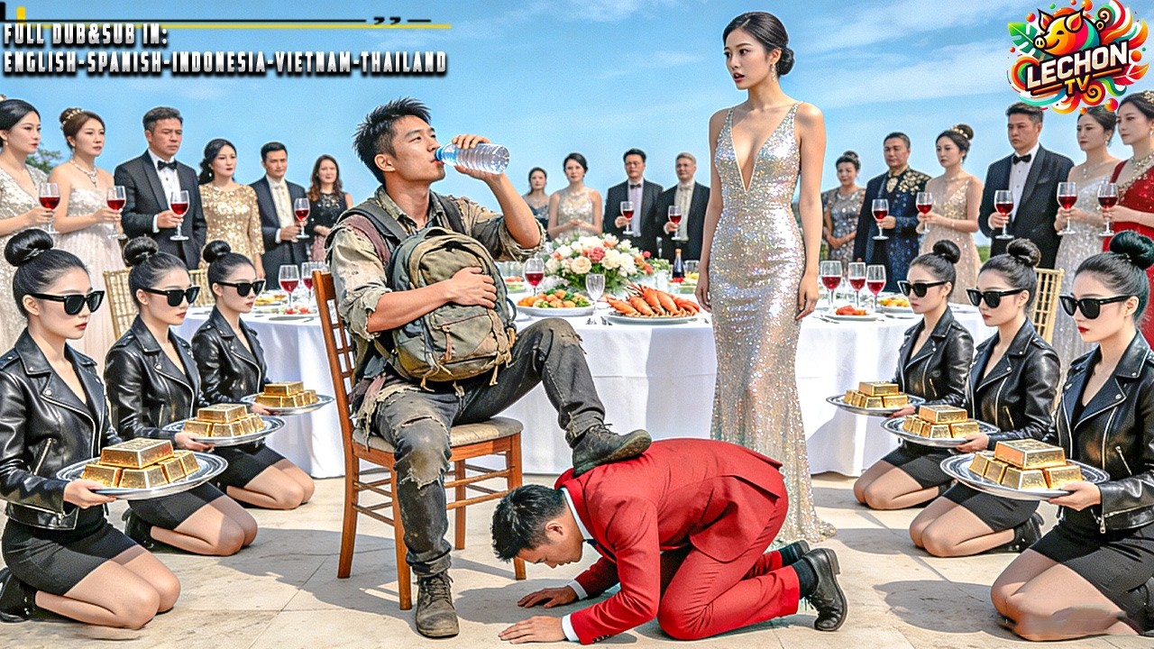 Beggar Crashes Luxury Party for Wife, Betrayed and Humiliated—He’s a Hidden War God