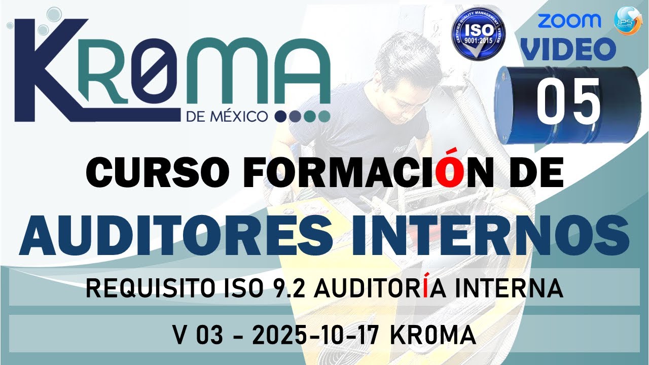 V 05   2025 10 24 KR0MA Curso Formación de Auditores Internos
