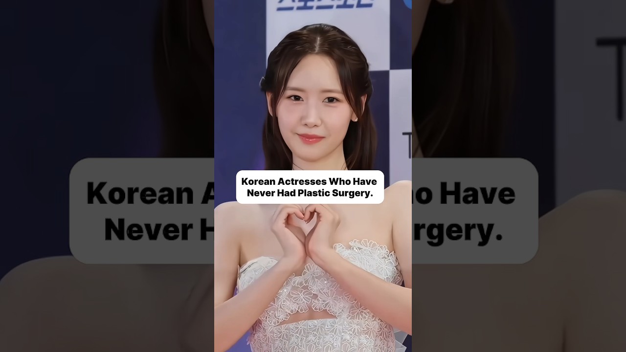 Korean Actresses Who Have Never Had Plastic Surgery:Natural Beauties in the Spotlight #Youtubeshorts
