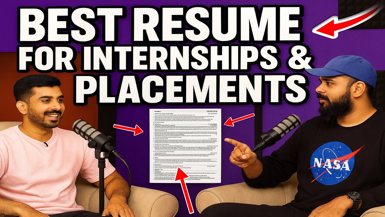 Best Resume for Internships & Placements (Guaranteed Shortlist Tips!)