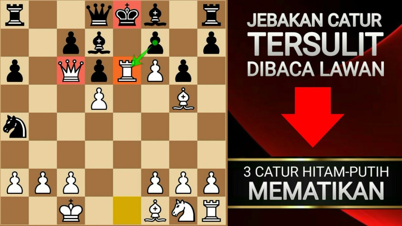 3 JEBAKAN CATUR MEMATIKAN - Pembukaan hitam & Putih