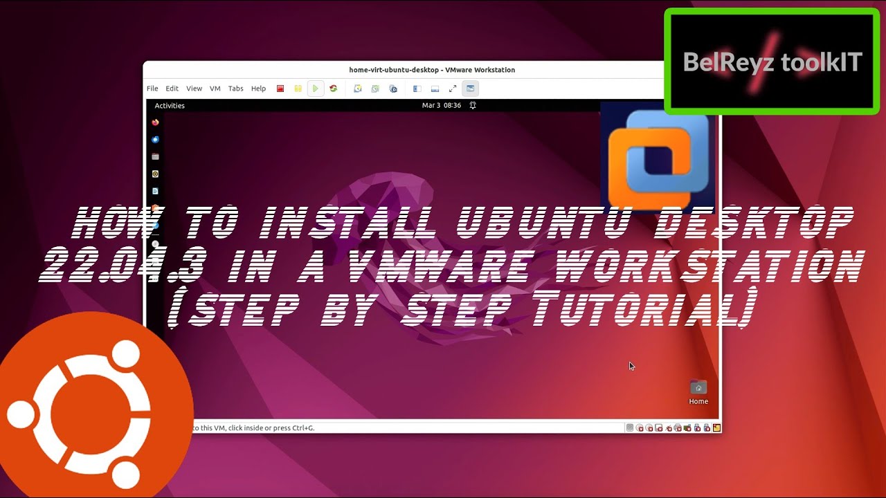 How to install Ubuntu Desktop 22.04.3 in a VMware Workstation (Step by Step Tutorial)