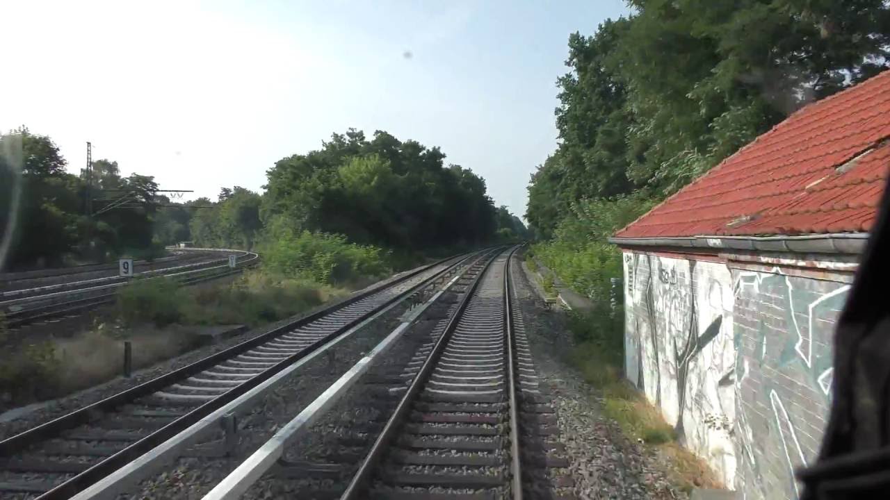 Führerstandsmitfahrt S-Bahn Berlin von Oranienburg nach Wannsee  auf der S1 mit BR 481 in 4K