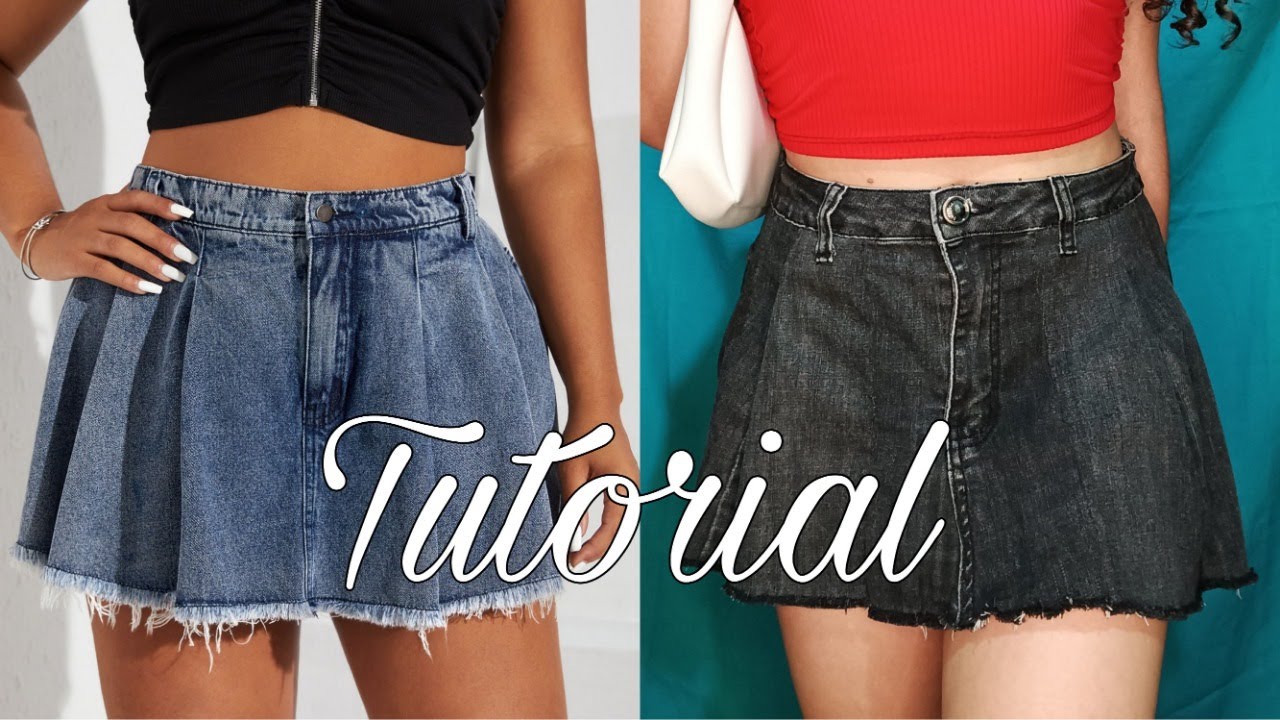 cómo hacer una falda de un pantalón