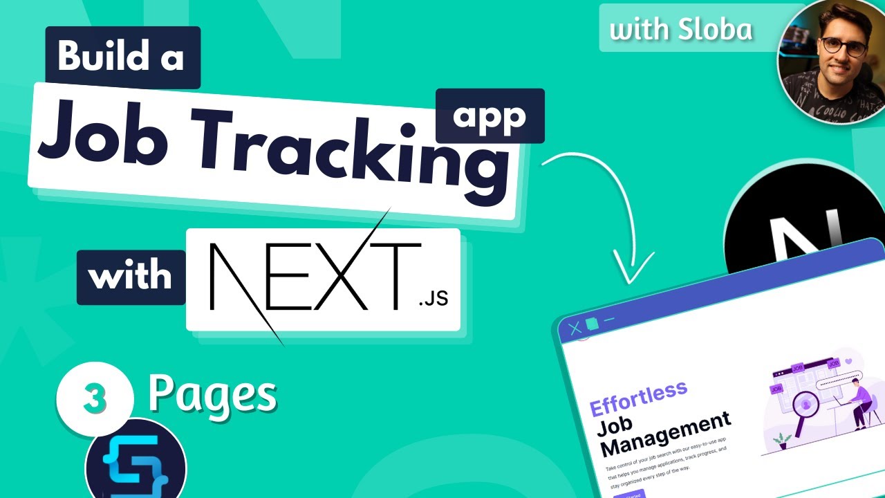 Build a Job Tracking App with Next.js #3 Pages