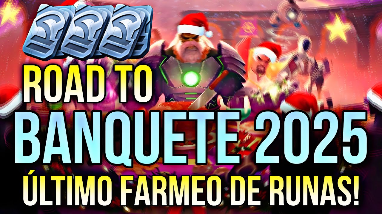 Cuantas RUNAS puedes FARMEAR desde ahora hasta el final del evento BANQUETE 2025 FREE TO PLAY? MCOC