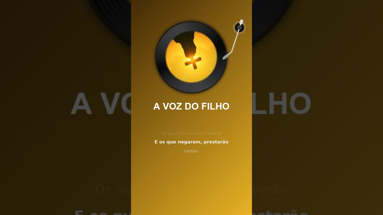 A VOZ DO FILHO 2 Quarta 18 #deustemumapalavrapravoce #gospelmusic #louvores