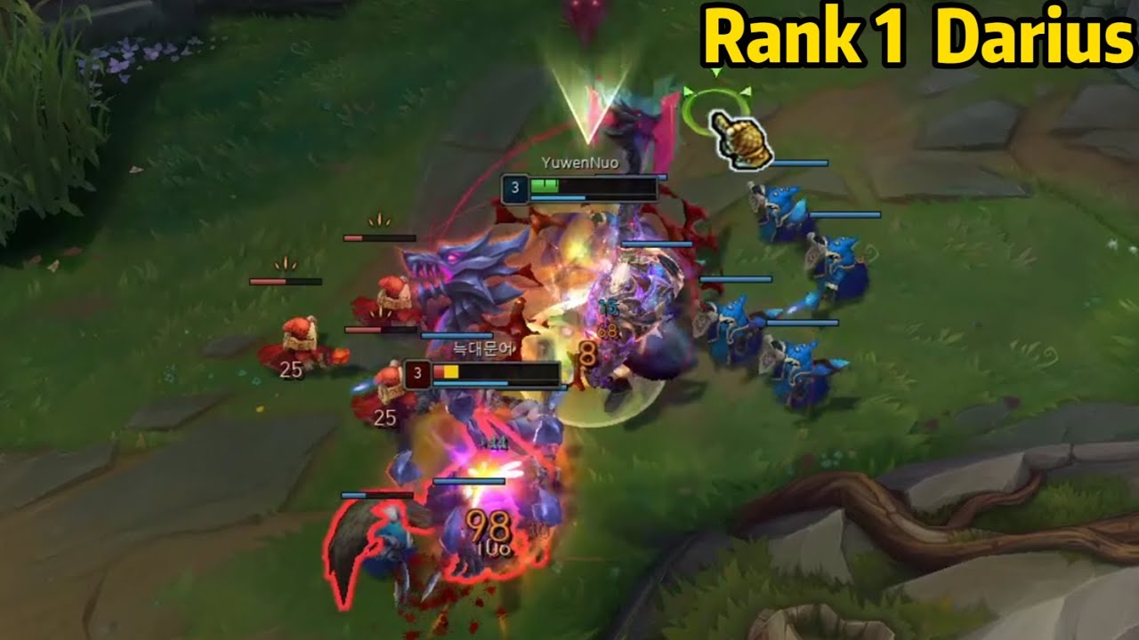 Rank 1 Darius: How to SOLO KILL Warwick Onetrick at Level 3!