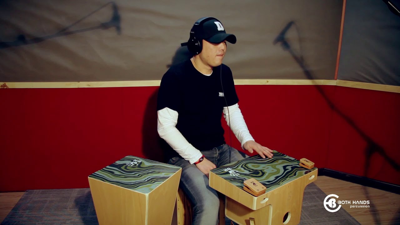 Both Hands Cajon Lap Cajon model BHC-LAP21 Played by Liu Shuai