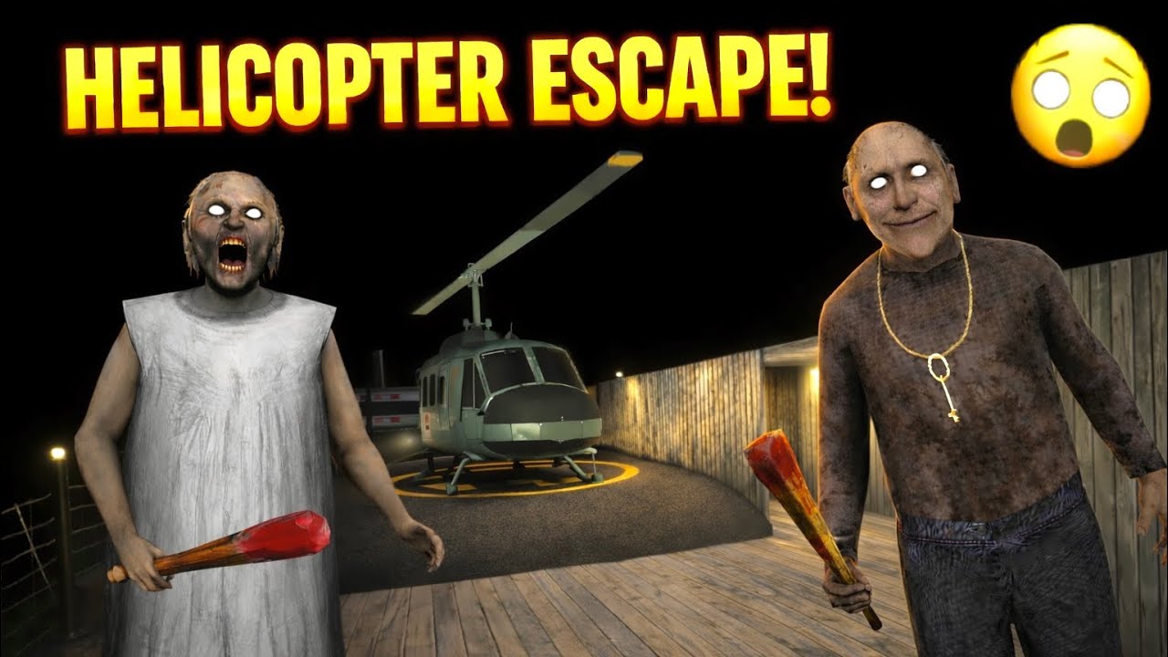 Granny chapter two helicopter escape #granny #grannygame #granny2 #granny3 #grannyvsgrannygame 