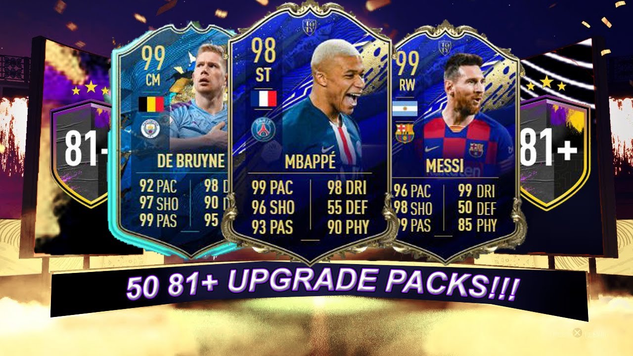 WE PACKED A TOTY! THE FRENCH GOAT!! 50 81+ UPGRADE PACKS!!! FIFA 20 ULTIMATE TEAM!!!