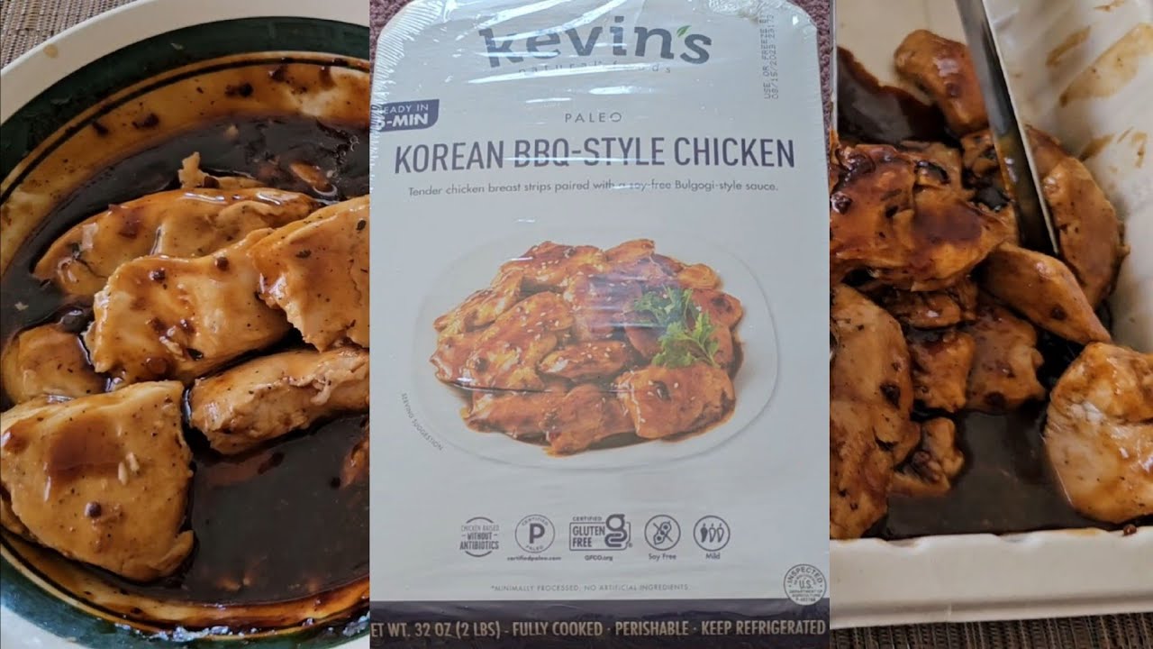 Costco Sale Item Review Kevin's Natural Foods Paleo Korean BBQ-Style Chicken Bulgogi Taste Test