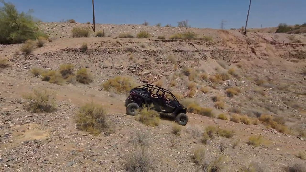 2022 Polaris RZR Pro XP 4 Sport followed by Skydio 2.