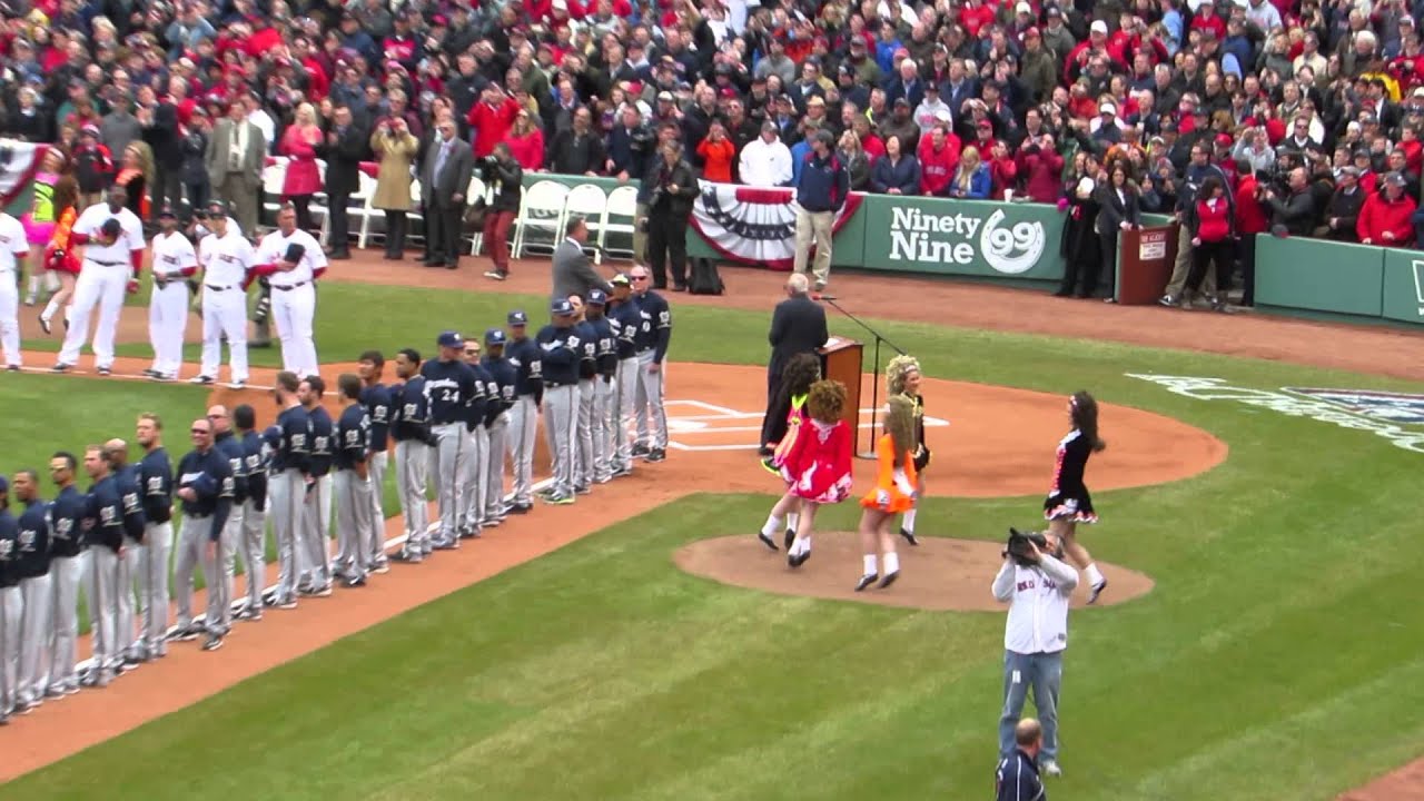 Dropkick Murphys Opening Day Ring Ceremony at Fenway Park -April 4, 2014