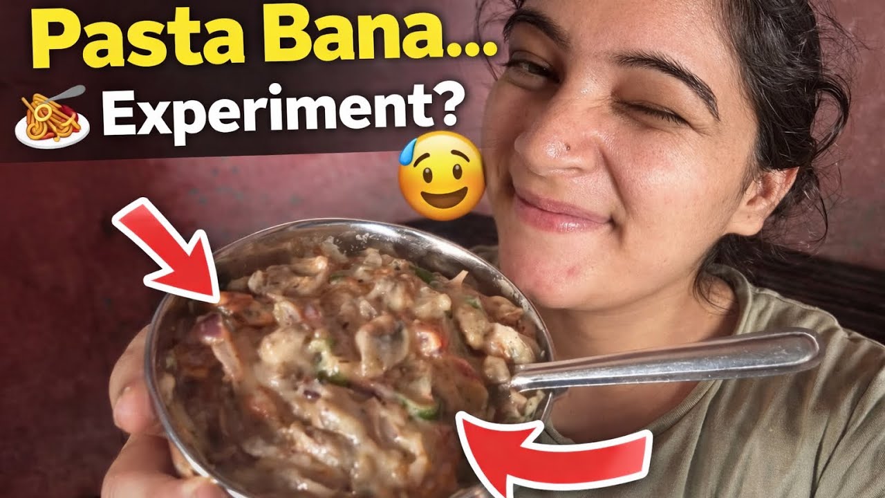 Day 33 | Pasta Bana… Ya Experiment? 😅 #youtube #dailyvlog #explore 