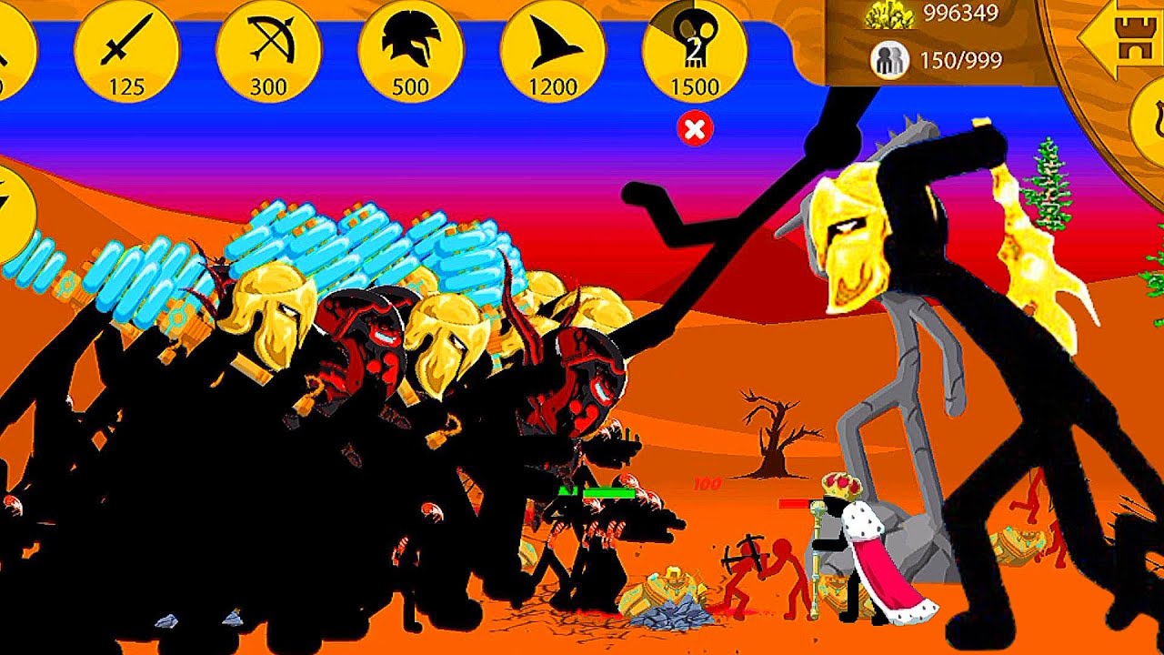 VOLTAIC GRIFFON vs MEGA GOLDEN FINAL BOSS vs SWORDWRATH LEADER - STICK WAR LEGACY | Zyron4YT