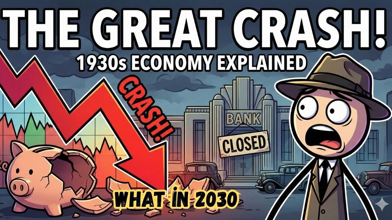 The Great Depression Explained Simply | What Caused It, When It Started & How It Ended