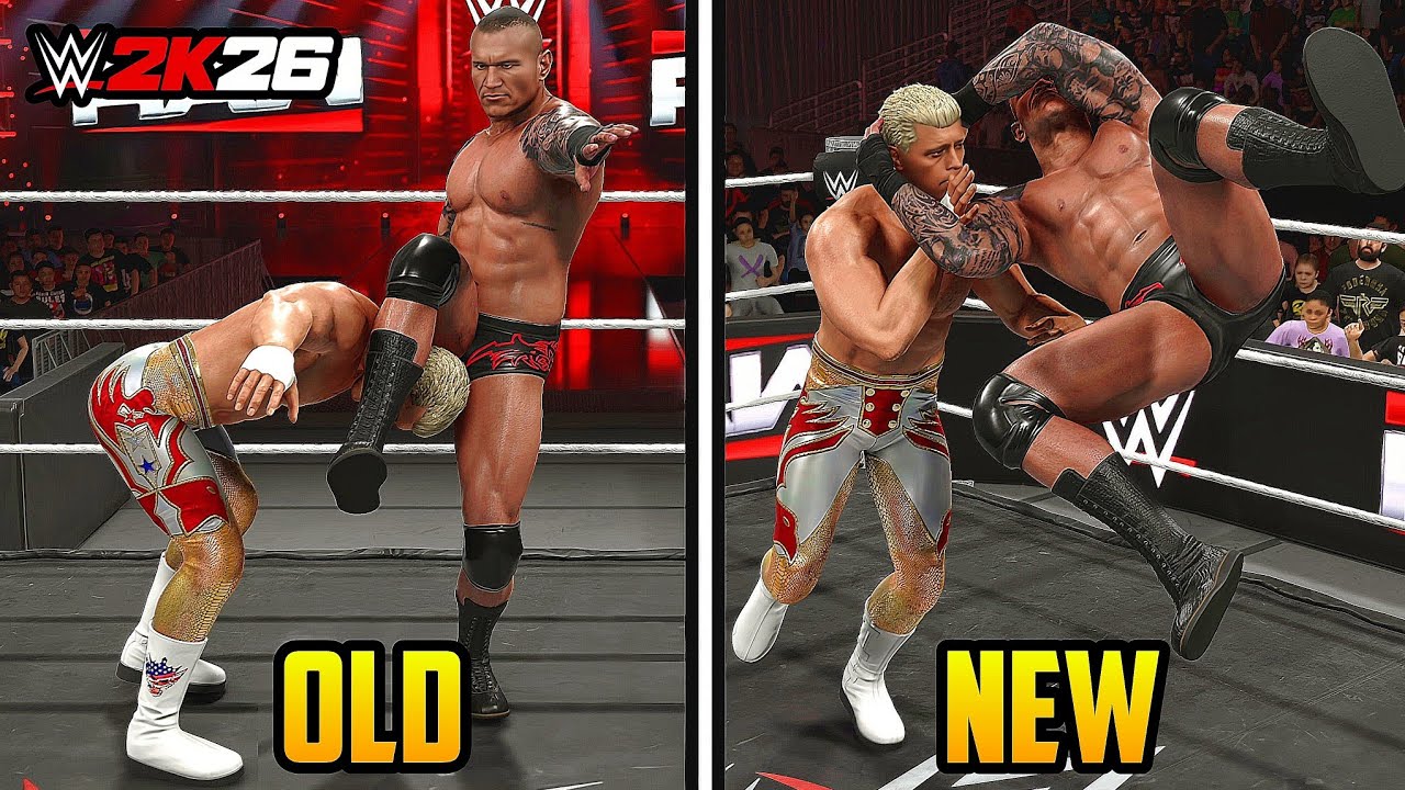 50 OLD vs NEW Finishers in WWE 2K26!