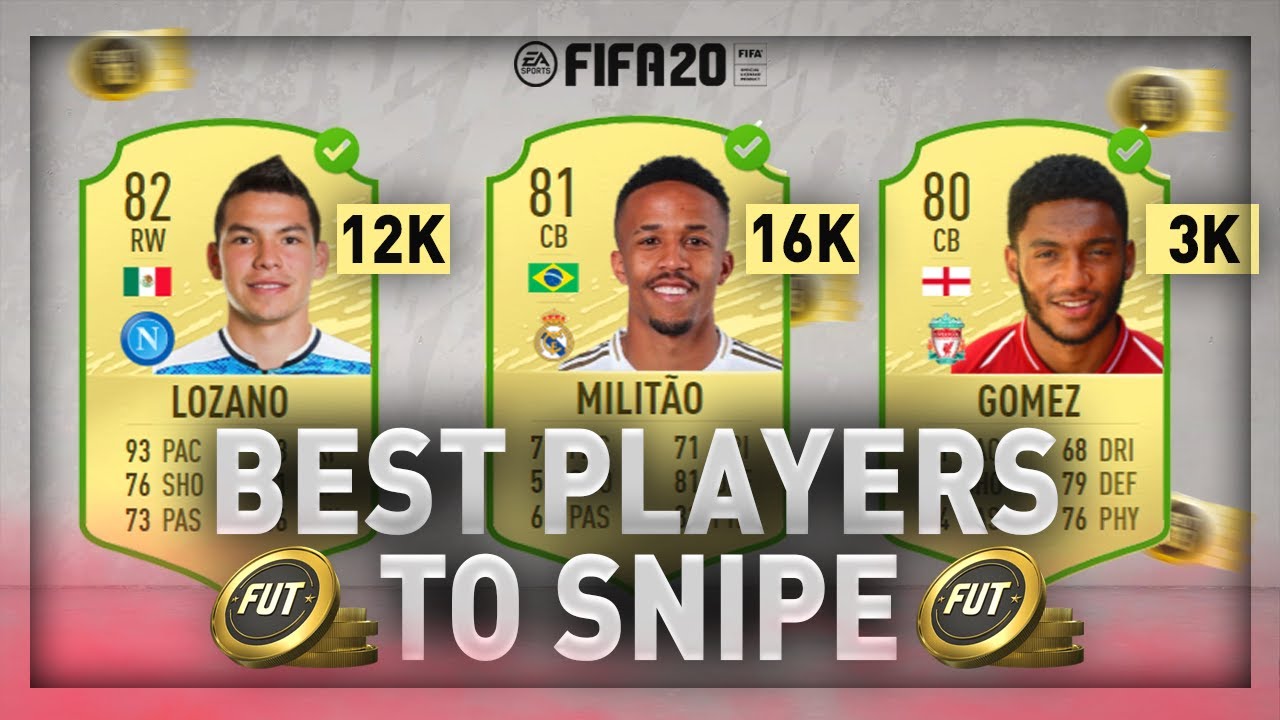 FIFA 20: BEST PLAYERS TO SNIPE FAST!!