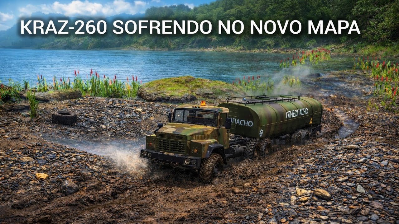RTHD TESTANDO KRAZ-260 NO NOVO MAPA VIP CARGA TANK