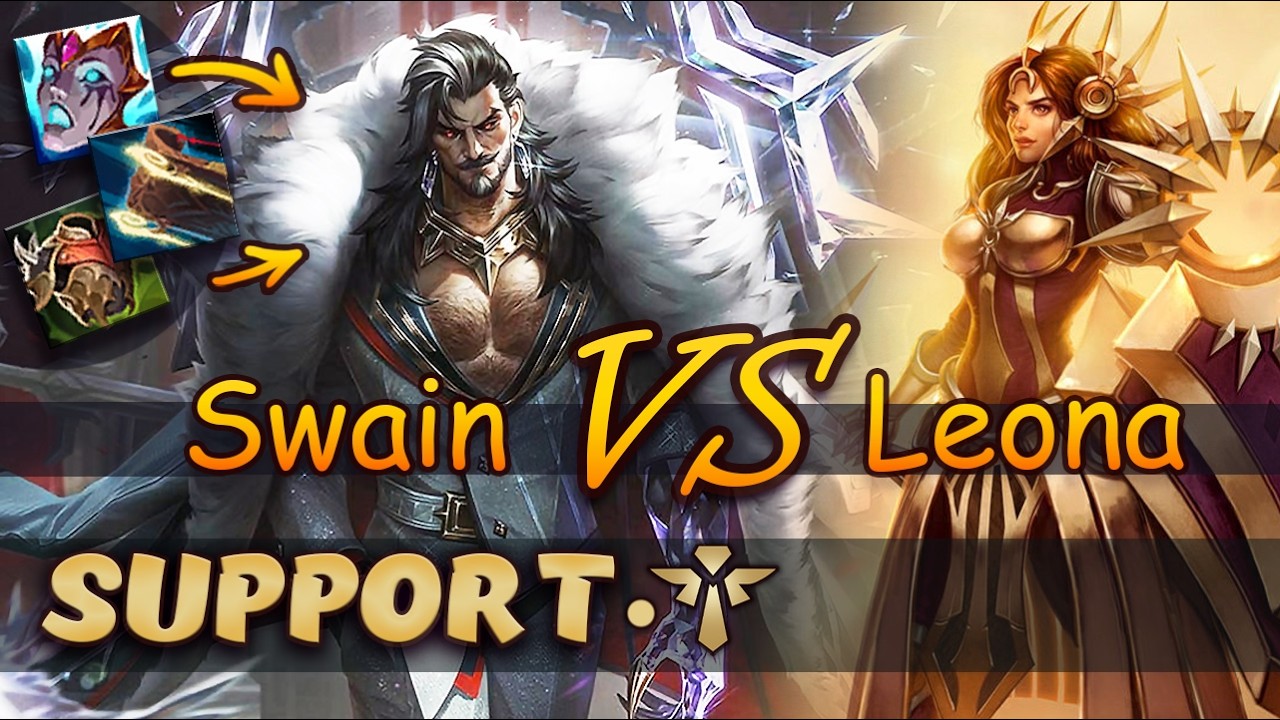 Swain & Ziggs vs Leona & Caitlyn | Support | Full game | League of Legends - patch 26.03