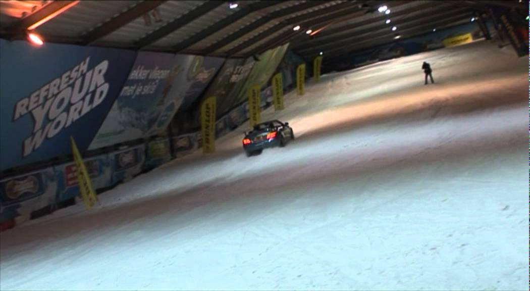 Race up a snow-covered hill with winter-tyres!