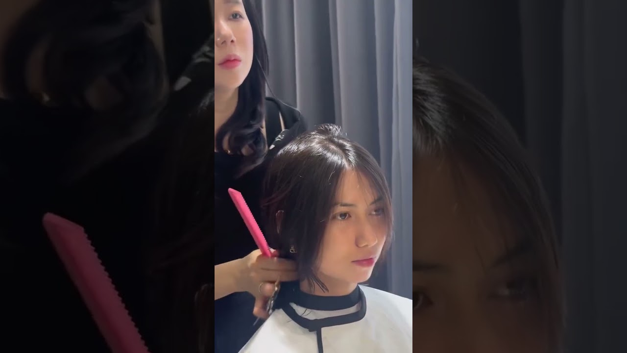 nagpashort hair si ate