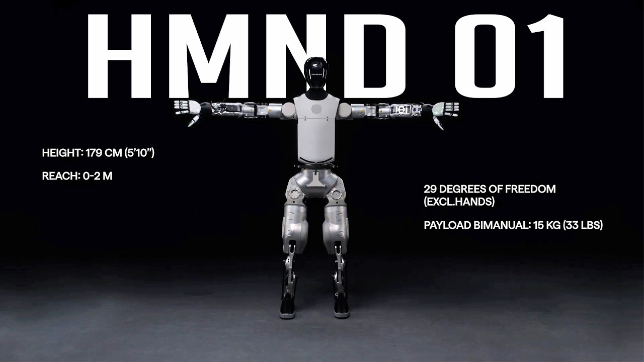 Смотреть: Британская компания Robotics Humanoid представляет двуногого робота HMND 01