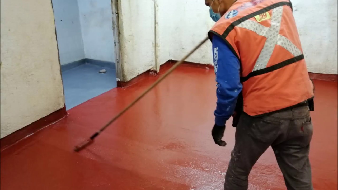Aplicaci&oacute;n uretano cementicio/Mantenimiento de pisos con manejo de alimentos