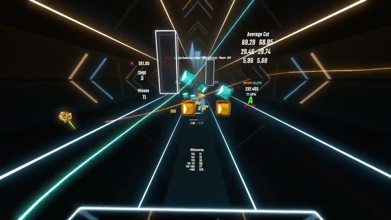 [Beat Saber] CGV || griffnjoz hook line n sinker - 69.79% - Level 32 R-tech