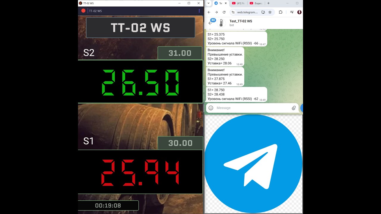 3. TT-02 WS  Импорт проекта. Подключение к роутеру и настройка Телеграм