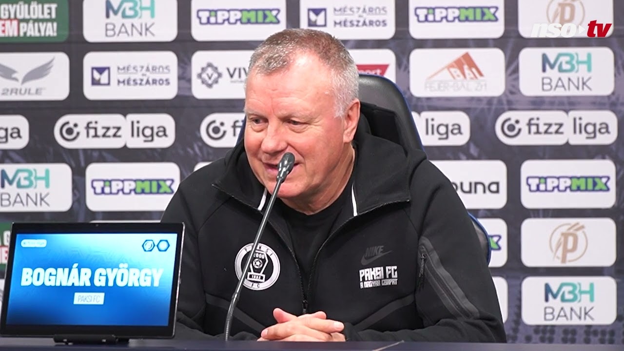 Bognár György: Ha nem egy ilyen szerencsés góllal, akkor megnyerhettük volna a kapufákkal a meccset