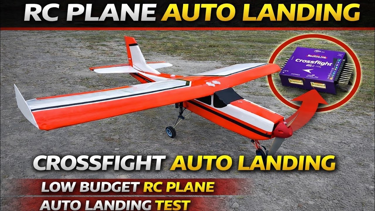 Auto-Landing ✈️ and Takeoff Arduplane Ardupilot / 🔥 Low Budget Project 