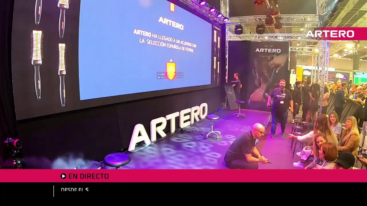 HairKrone Academy Stand Artero Salon Look 2022. Formación de Peluquería Non Stop Artero