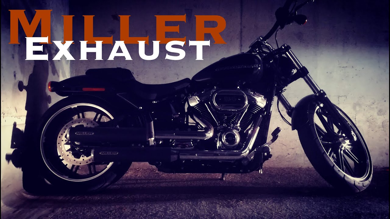 Miller exhaust sound vs stock - Harley-Davidson Breakout 114 - see description please