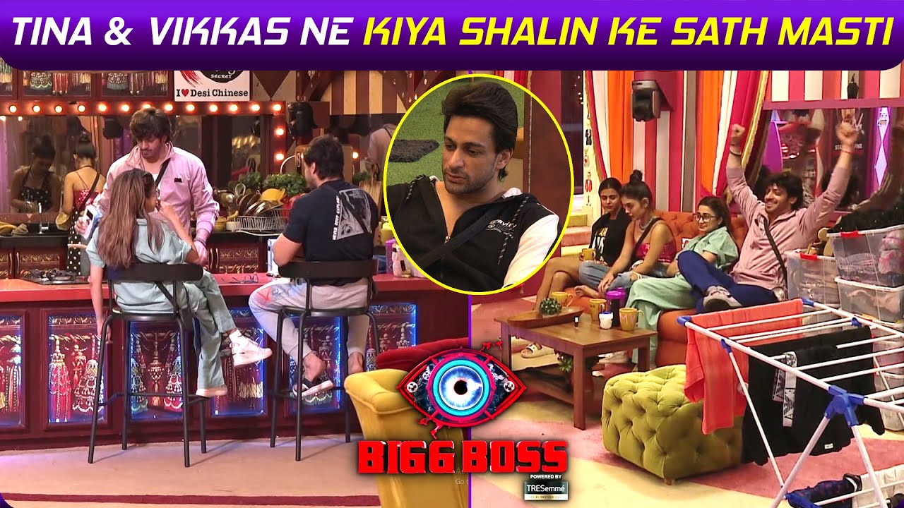 Bigg Boss 16 Live Update: Tina Aur Vikkas Ne Ki Shalin Ke Sath Masti, Shalin Ko Hua Dono Se Jalan