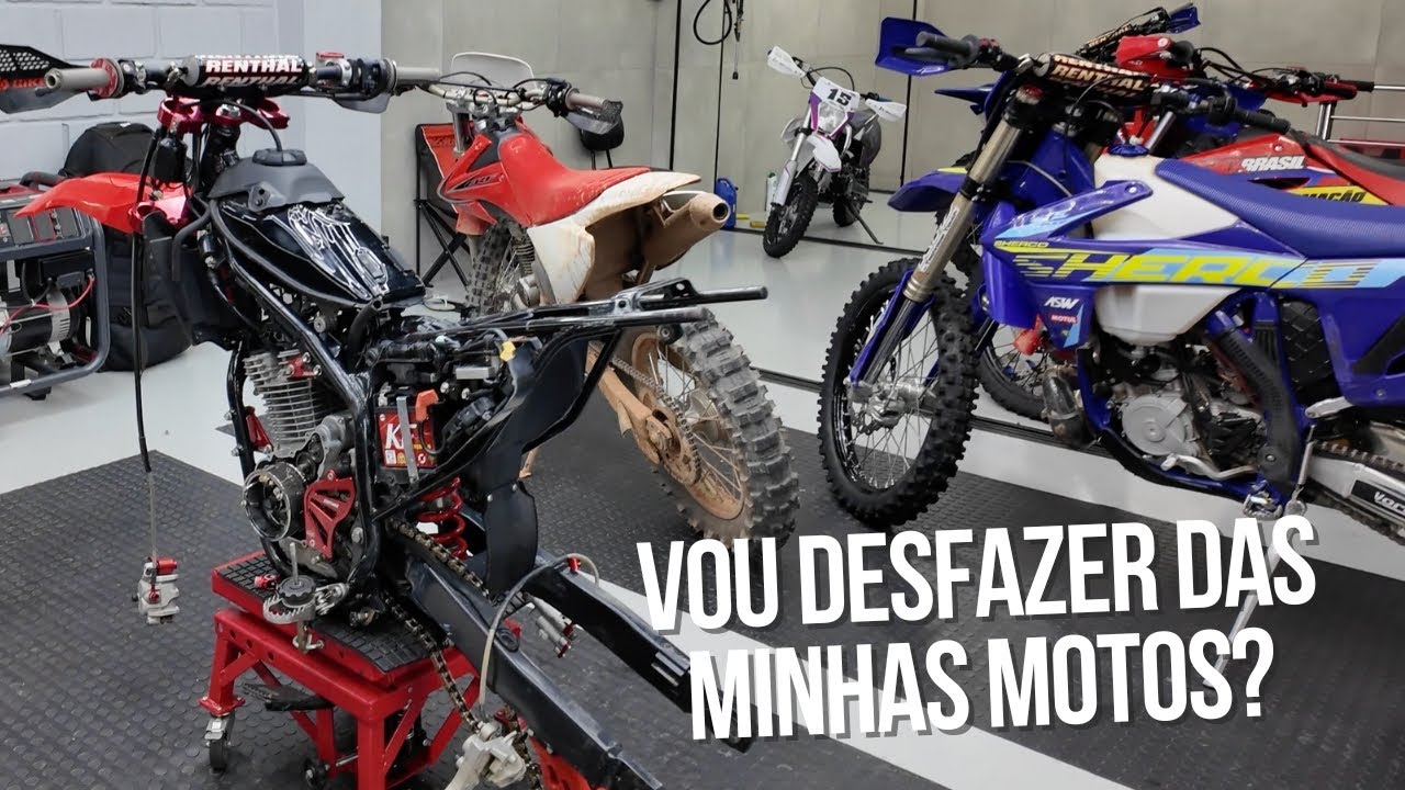 VOU DESFAZER DE 3 MOTOS MINHA | QUAIS? *vlog*