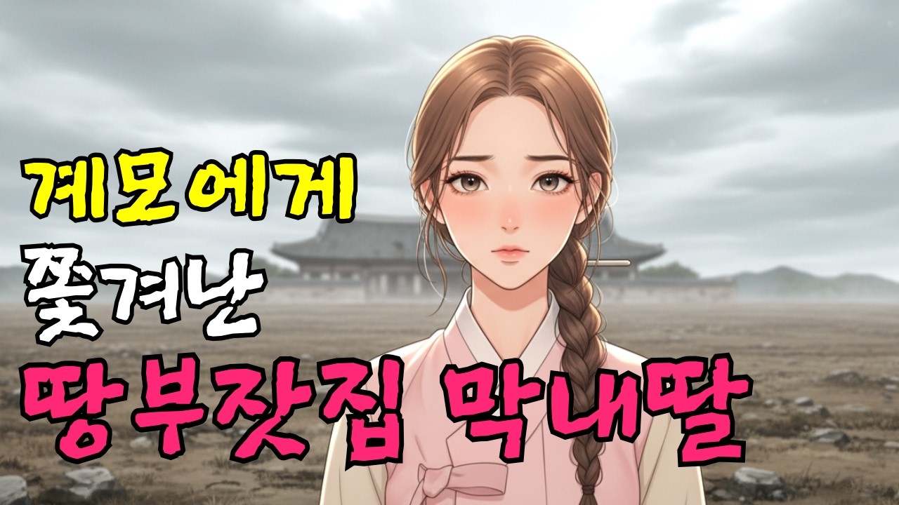 계모에게 황무지만 받고 쫓겨난 땅부잣집 막내딸ㅣ야담,민담,신화,전설,옛이야기,조선시대이야기