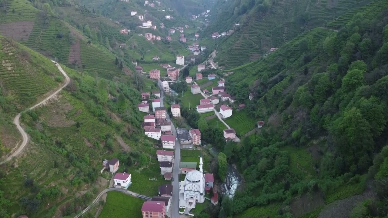 Taflancık köyü drone görüntüleri - Trabzon Hayrat Taflancık