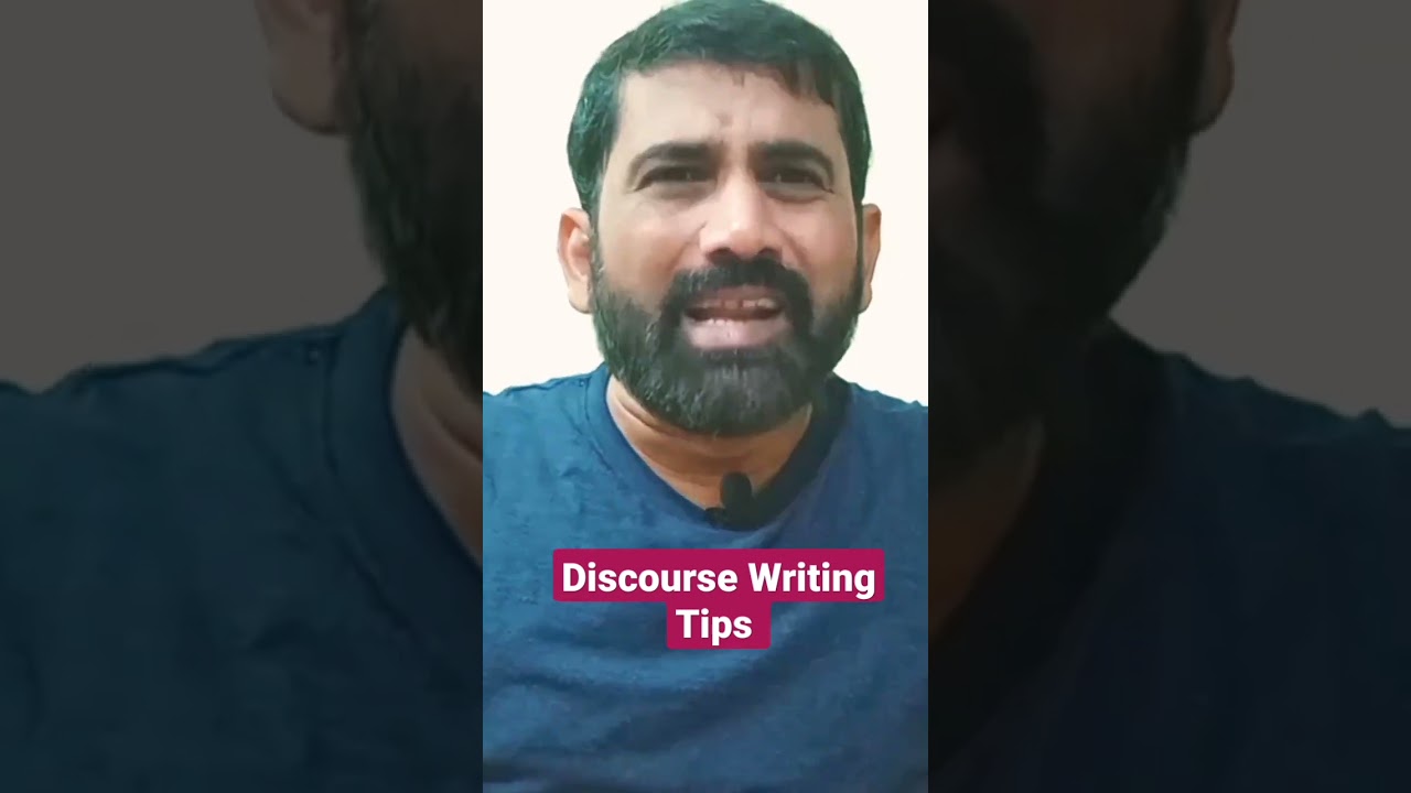 How to write discourses in English #englishwithjagadeesh