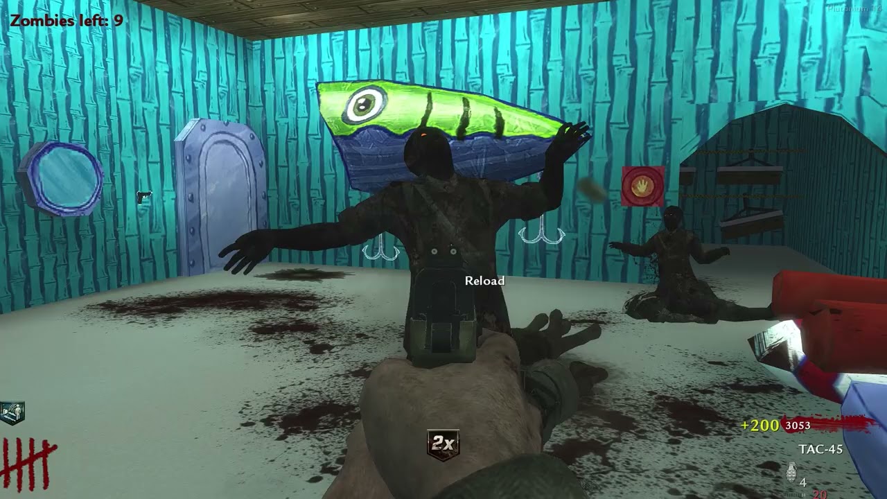 Call Of Duty World At War | Custom Zombies - Spongebob