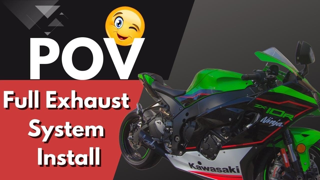 Kawasaki ZX10R M4 Full Exhaust System Install