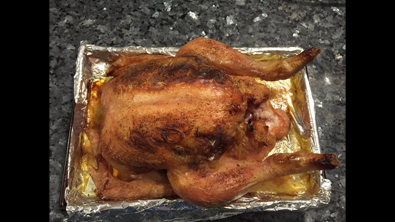 How to BBQ garlic butter roast chicken