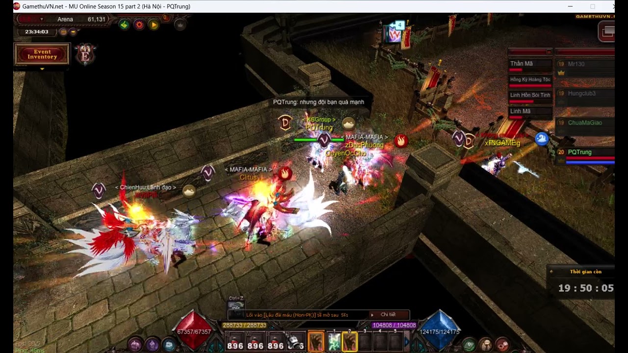 MUHN giao lưu v&otilde; thuật l&uacute;c nửa đ&ecirc;m #muhanoi #gamethuvn.net #muonline