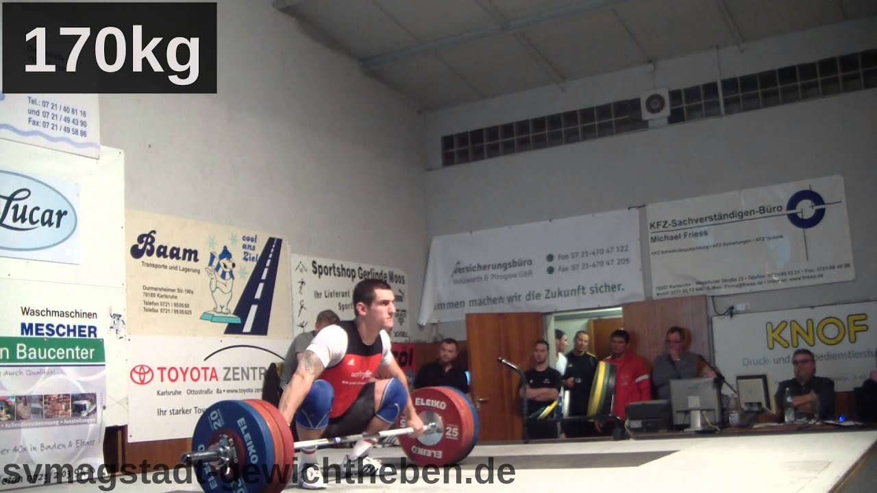 Ivan Markov SV Germania Obrigheim Gewichtheben Bundesliga 2014 12 06