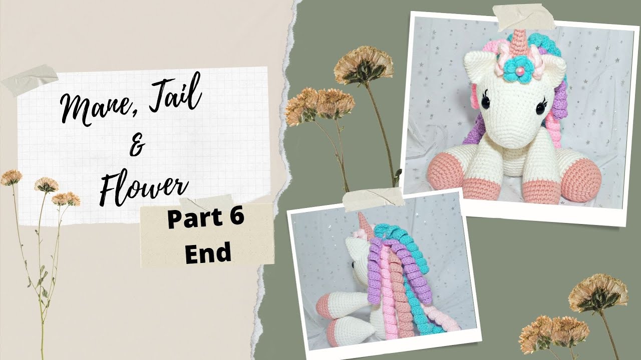 (Part 6) Amigurumi Unicorn | Amigurumi Tutorial | Crochet Tutorial