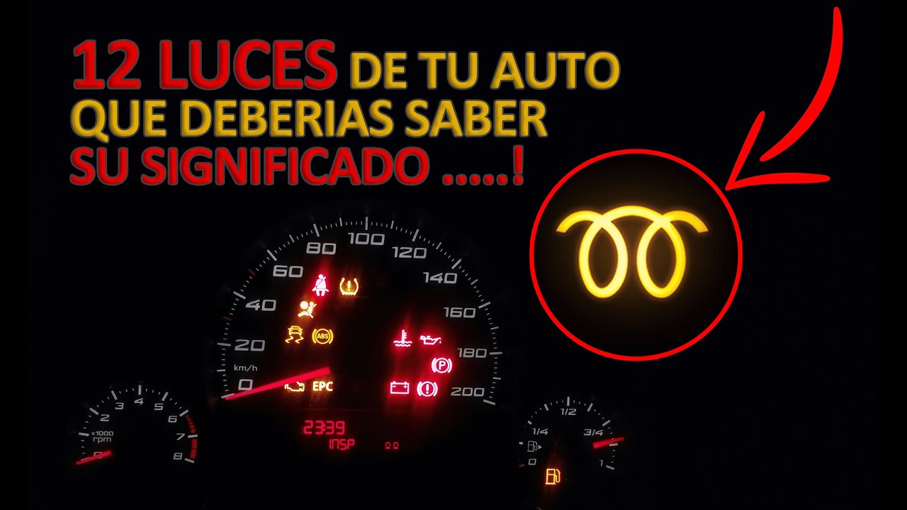 ¿ QUE SIGNIFICAN ESTAS LUCES EN EL TABLERO DE MI AUTO?