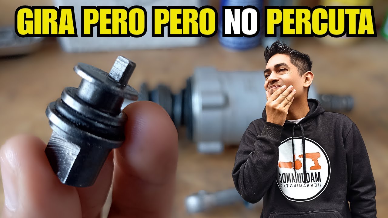 Tu ROTOMARTILLO gira pero NO PERCUTA? ⚠️ Mira esto antes de llevarlo al técnico