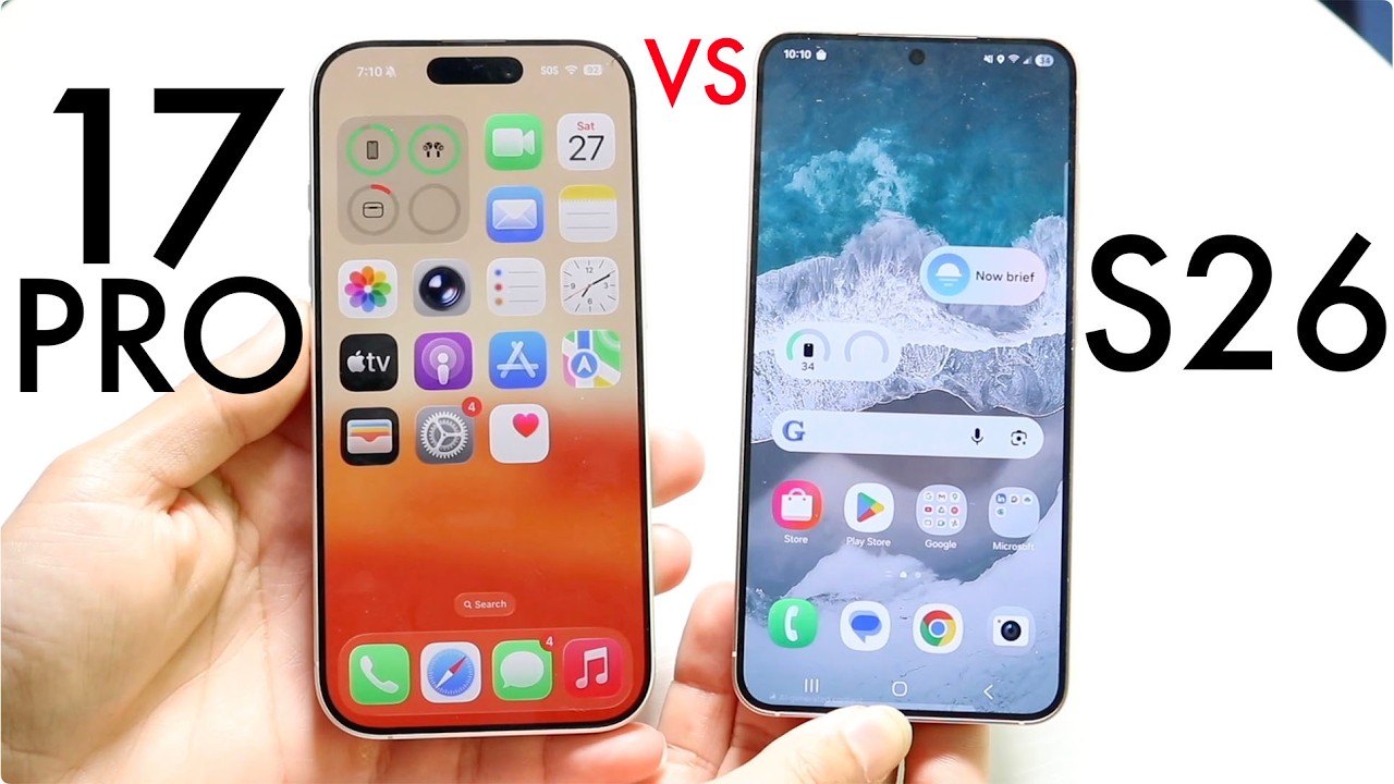 Samsung Galaxy S26 Vs iPhone 17 Pro! (Quick Comparison)