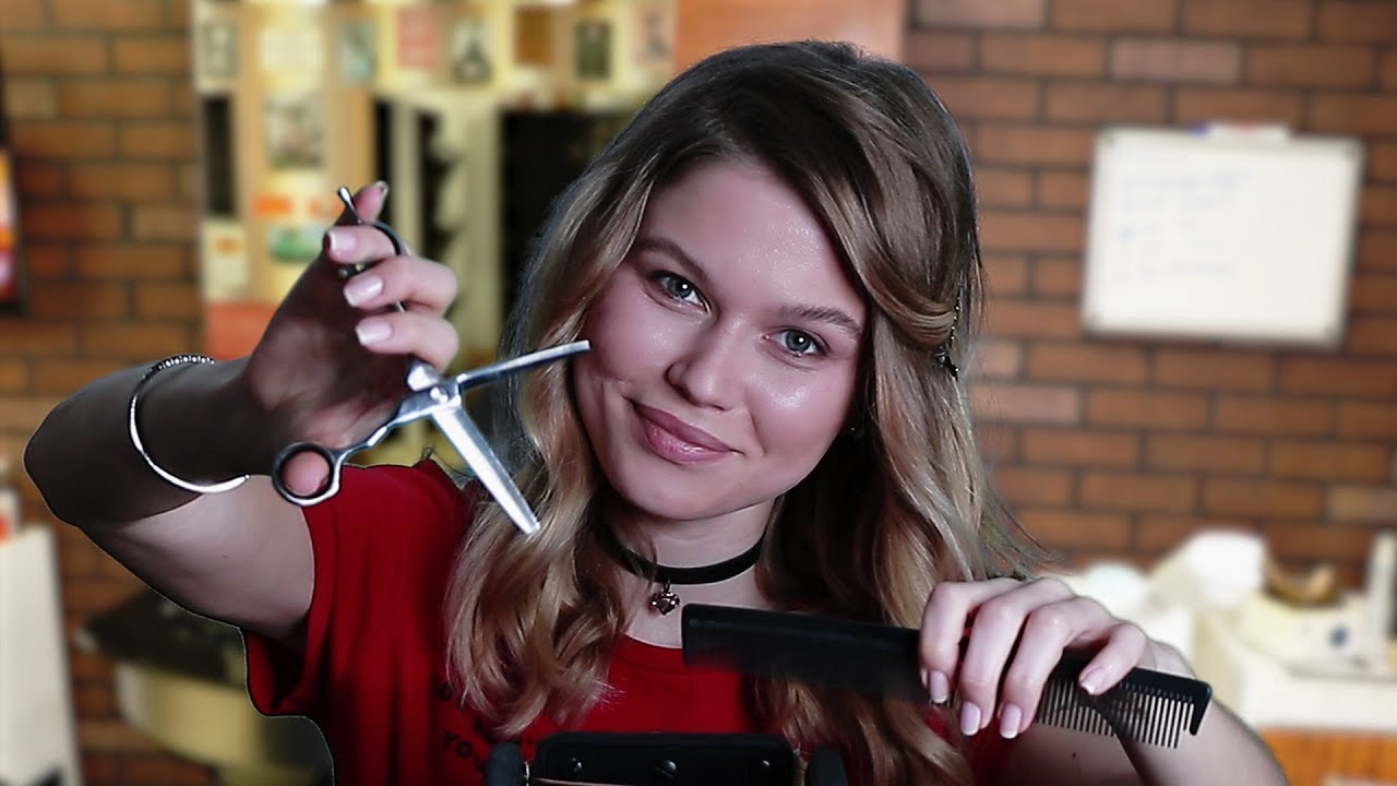 ASMR 💇Haircut RP, Personal Attention (scissors, comb, brush, foam)